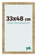 Photo Frame 33x48cm Gold Antique MDF Bologna Front Size | Yourdecoration.co.uk
