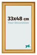 Photo Frame 33x48cm Gold Matte MDF Lazio Front Size | Yourdecoration.co.uk