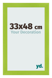 Photo Frame 33x48cm Green MDF Pisa Front Size | Yourdecoration.co.uk