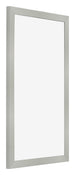 Photo Frame 33x48cm Silver Matte MDF Bologna Front Oblique | Yourdecoration.co.uk