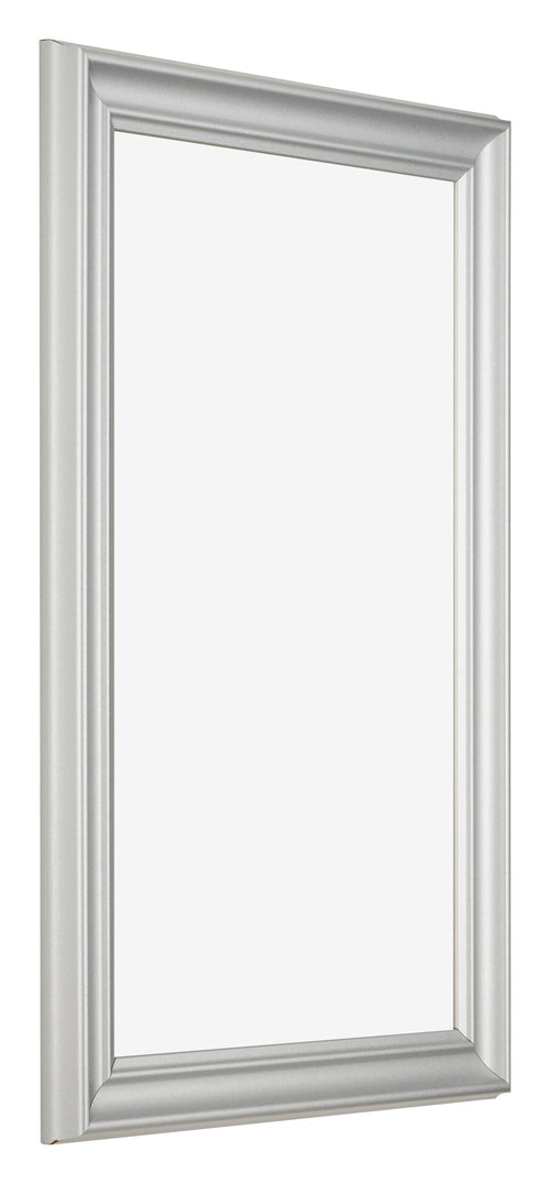 Photo Frame 33x48cm Silver Matte MDF Lazio Front Oblique | Yourdecoration.co.uk