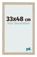 Photo Frame 33x48cm Sonoma Oak MDF Bologna Front Size | Yourdecoration.co.uk