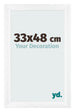 Photo Frame 33x48cm White Vintage MDF Pisa Front Size | Yourdecoration.co.uk