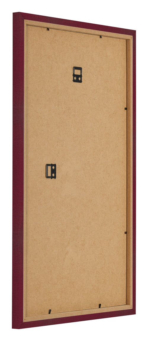 Photo Frame 33x48cm Wine Red Swept MDF Bologna Back Oblique | Yourdecoration.co.uk