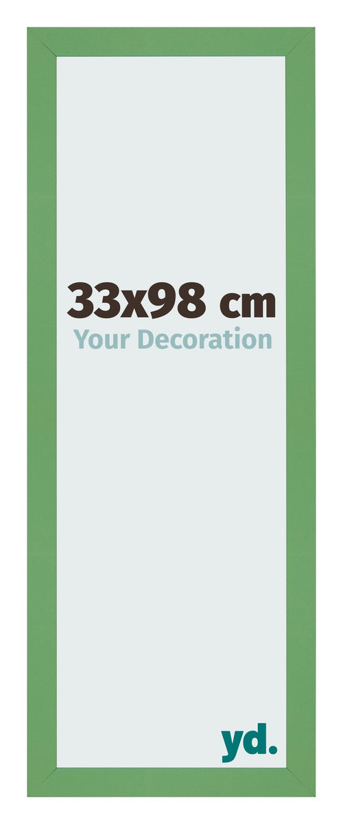 Photo Frame 33x98 cm Green MDF Bologna Front Size | Yourdecoration.co.uk