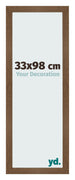 Photo Frame 33x98 cm Oak Rustic MDF Bologna Front Size | Yourdecoration.co.uk