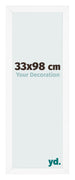 Photo Frame 33x98 cm White Matte MDF Bologna Front Size | Yourdecoration.co.uk