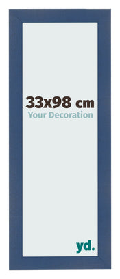 Photo Frame 33x98cm Dark Blue Swept MDF Pisa Front Size | Yourdecoration.co.uk