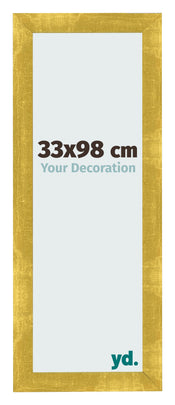 Photo Frame 33x98cm Gold Vintage MDF Pisa Front Size | Yourdecoration.co.uk