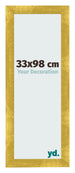 Photo Frame 33x98cm Gold Vintage MDF Pisa Front Size | Yourdecoration.co.uk