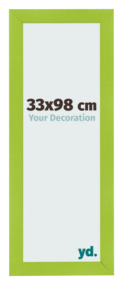 Photo Frame 33x98cm Green MDF Pisa Front Size | Yourdecoration.co.uk