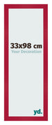 Photo Frame 33x98cm Red MDF Bologna Front Size | Yourdecoration.co.uk