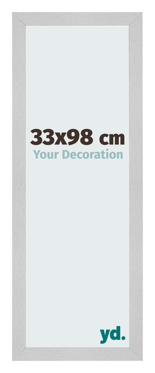 Photo Frame 33x98cm Stainless Steel MDF Bologna Front Size | Yourdecoration.co.uk