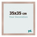 Photo Frame 35x35 cm Dusty Pink MDF Bologna Front Size | Yourdecoration.co.uk