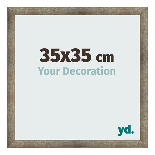 Photo Frame 35x35 cm Metal Vintage MDF Bologna Front Size | Yourdecoration.co.uk