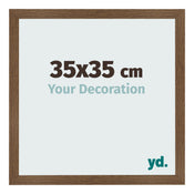 Photo Frame 35x35 cm Oak Rustic MDF Bologna Front Size | Yourdecoration.co.uk