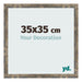 Photo Frame 35x35cm Blue Gold Melange MDF Bologna Front Size | Yourdecoration.co.uk