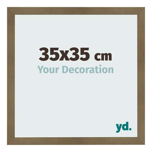 Photo Frame 35x35cm Bronze Design MDF Bologna Front Size | Yourdecoration.co.uk