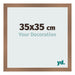 Photo Frame 35x35cm Copper Design MDF Bologna Front Size | Yourdecoration.co.uk