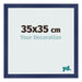 Photo Frame 35x35cm Dark Blue Swept MDF Bologna Front Size | Yourdecoration.co.uk