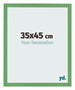 Photo Frame 35x45 cm Green MDF Bologna Front Size | Yourdecoration.co.uk