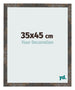 Photo Frame 35x45 cm Oxidized Metal MDF Bologna Front Size | Yourdecoration.co.uk
