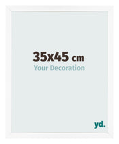 Photo Frame 35x45 cm White Matte MDF Bologna Front Size | Yourdecoration.co.uk