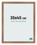 Photo Frame 35x45cm Copper Design MDF Bologna Front Size | Yourdecoration.co.uk