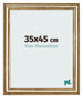 Photo Frame 35x45cm Gold Antique MDF Lazio Front Size | Yourdecoration.co.uk