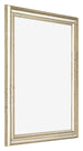 Photo Frame 35x45cm Metallic Gloss MDF Lazio Front Oblique | Yourdecoration.co.uk