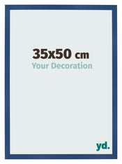 Photo Frame 35x50 cm Dark Blue MDF Bologna Front Size | Yourdecoration.co.uk