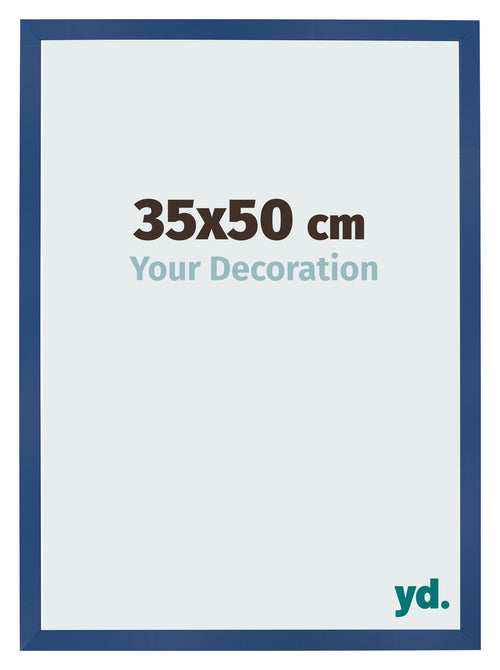 Photo Frame 35x50 cm Dark Blue MDF Bologna Front Size | Yourdecoration.co.uk