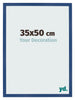 Photo Frame 35x50 cm Dark Blue MDF Bologna Front Size | Yourdecoration.co.uk