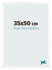 Photo Frame 35x50 cm White Matte MDF Bologna Front Size | Yourdecoration.co.uk