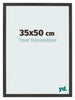 Photo Frame 35x50cm Anthracite MDF Bologna Front Size | Yourdecoration.co.uk