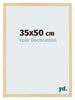 Photo Frame 35x50cm Beech Design MDF Bologna Front Size | Yourdecoration.co.uk