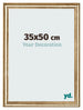 Photo Frame 35x50cm Gold Antique MDF Lazio Front Size | Yourdecoration.co.uk