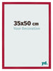 Photo Frame 35x50cm Red MDF Bologna Front Size | Yourdecoration.co.uk
