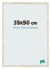Photo Frame 35x50cm White Vintage MDF Bologna Front Size | Yourdecoration.co.uk