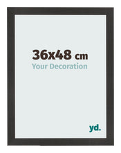 Photo Frame 36x48 cm Black Matte MDF Bologna Front Size | Yourdecoration.co.uk