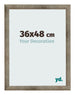 Photo Frame 36x48 cm Metal Vintage MDF Bologna Front Size | Yourdecoration.co.uk