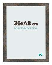 Photo Frame 36x48 cm Oxidized Metal MDF Bologna Front Size | Yourdecoration.co.uk