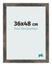 Photo Frame 36x48 cm Oxidized Metal MDF Bologna Front Size | Yourdecoration.co.uk