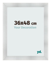 Photo Frame 36x48cm Aluminum Brushed MDF Pisa Front Size | Yourdecoration.co.uk