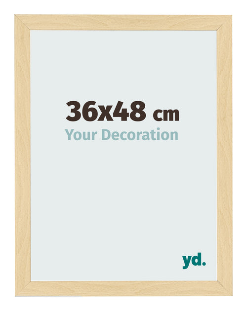 Photo Frame 36x48cm Beech Design MDF Bologna Front Size | Yourdecoration.co.uk