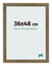Photo Frame 36x48cm Bronze Design MDF Bologna Front Size | Yourdecoration.co.uk