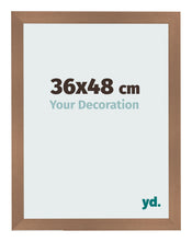 Photo Frame 36x48cm Copper Design MDF Bologna Front Size | Yourdecoration.co.uk