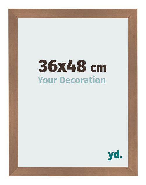 Photo Frame 36x48cm Copper Design MDF Bologna Front Size | Yourdecoration.co.uk