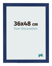 Photo Frame 36x48cm Dark Blue Swept MDF Bologna Front Size | Yourdecoration.co.uk