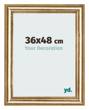 Photo Frame 36x48cm Gold Antique MDF Lazio Front Size | Yourdecoration.co.uk
